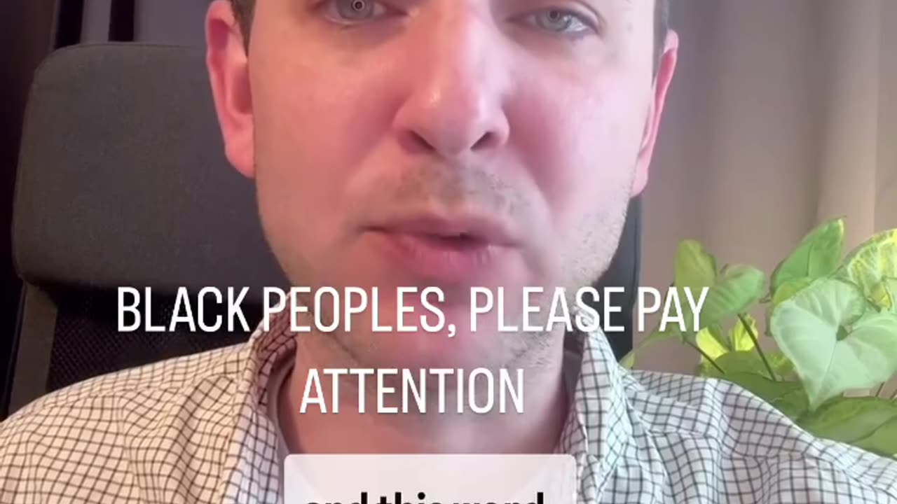 I want everybody that follows me to pay attention