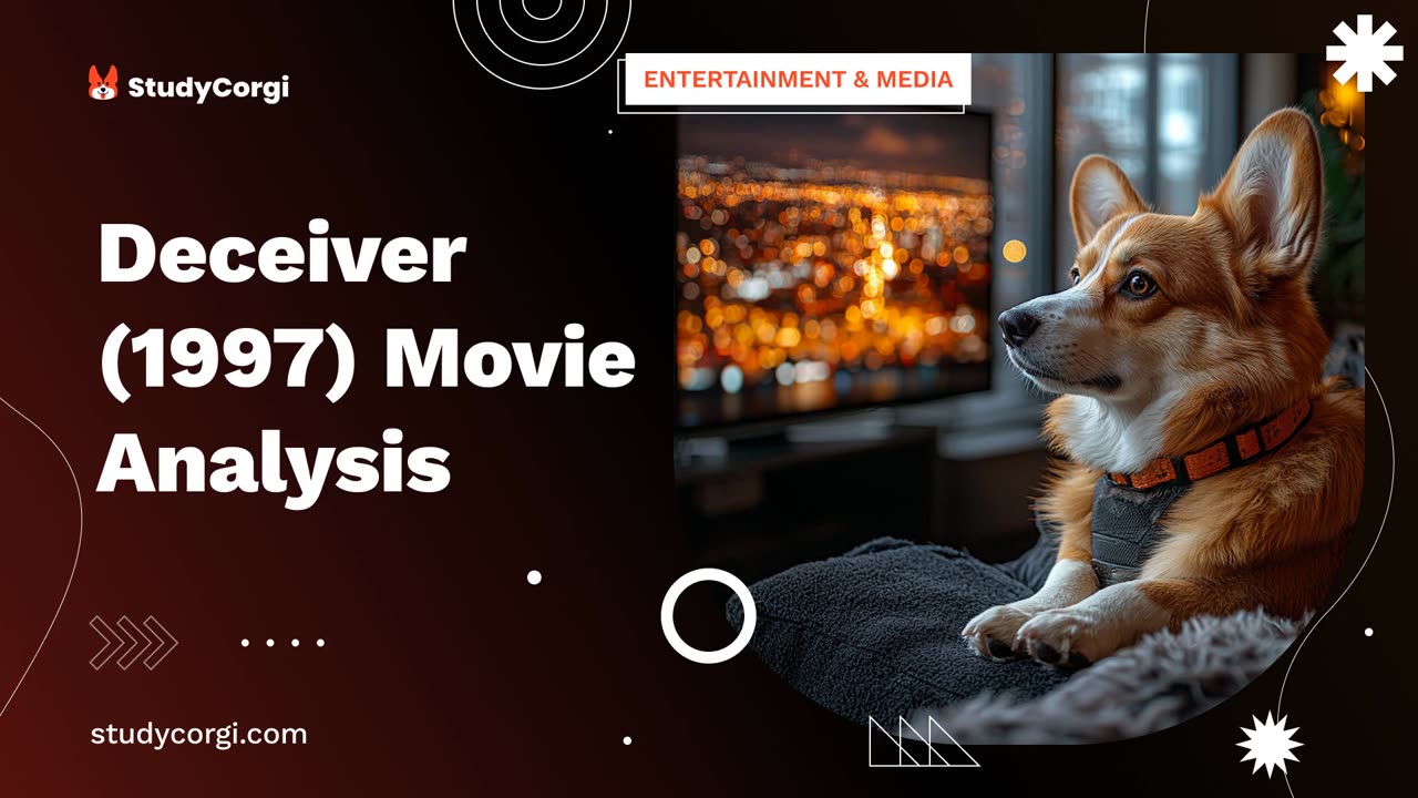 Deceiver (1997) Movie Analysis - Essay Example