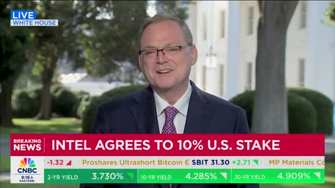NEC Dir. Kevin Hassett explains the US Govt's equity in INTEL Corp.