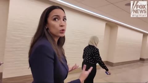 AOC Blames Government Shutdown on President Trump