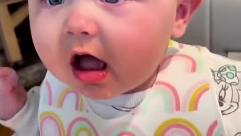 Cute And Sneezing Baby