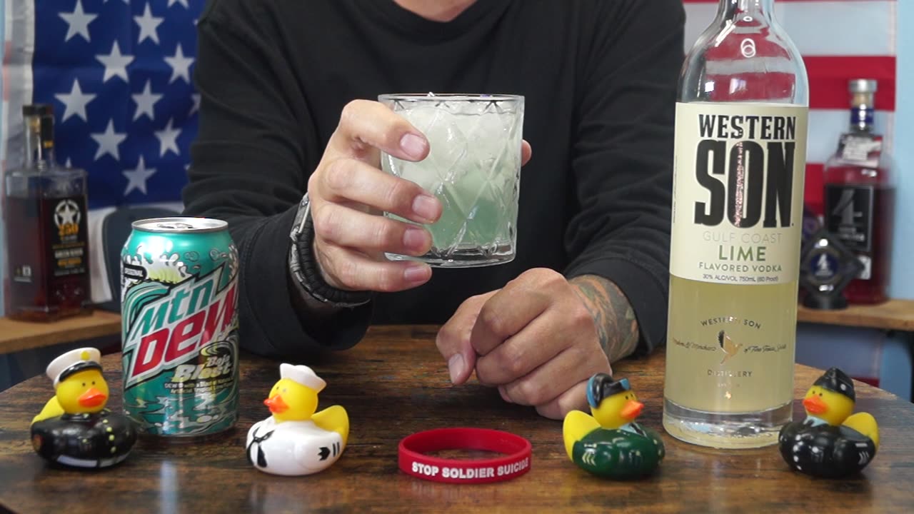Edwin Gurney - Western Son Lime Vodka & Mtn Dew Baja Blast