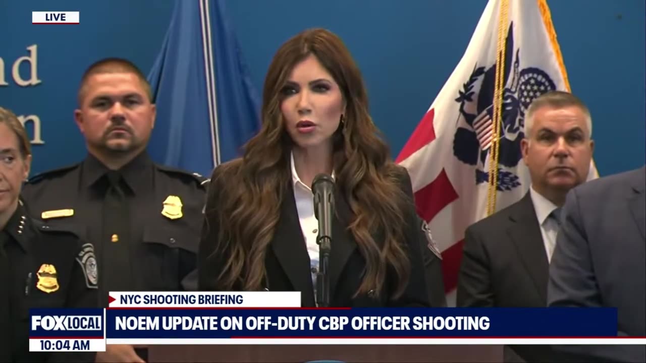 NOEM: UPDATE ON OFF DUTY CBP OFFICER SHOOTING