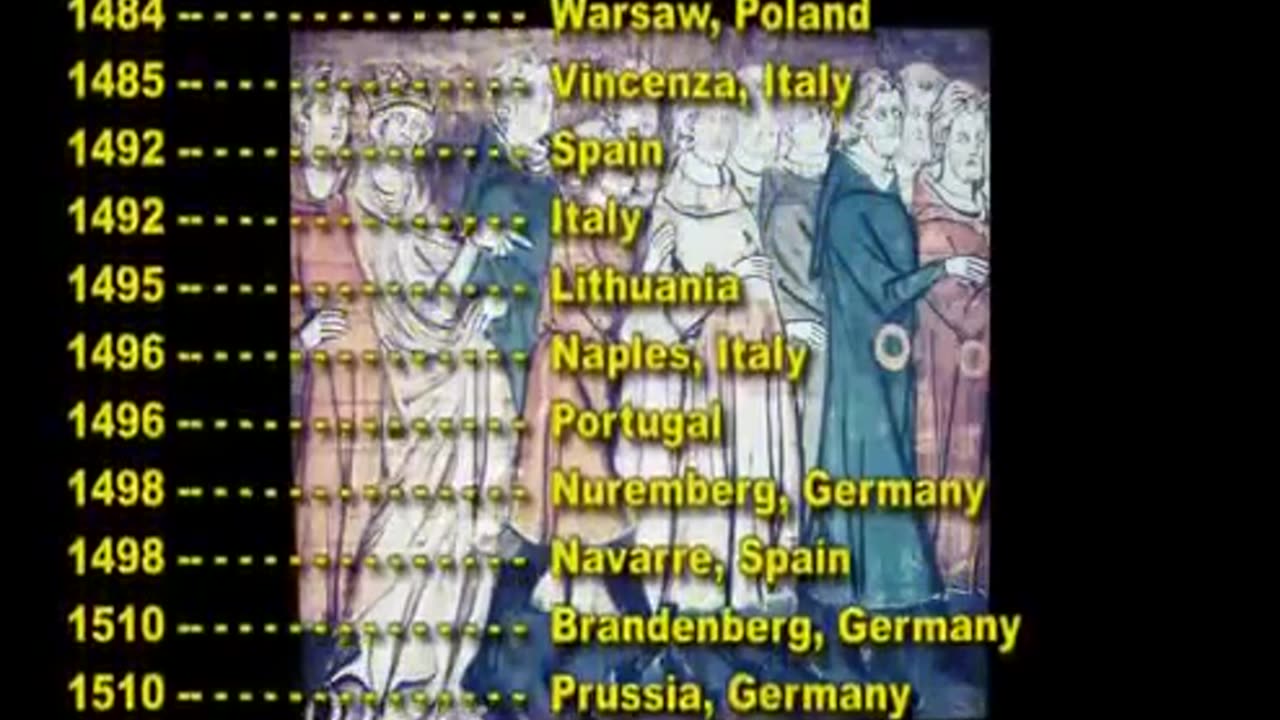 Why the dyoos have always been expelled from over 100 countries