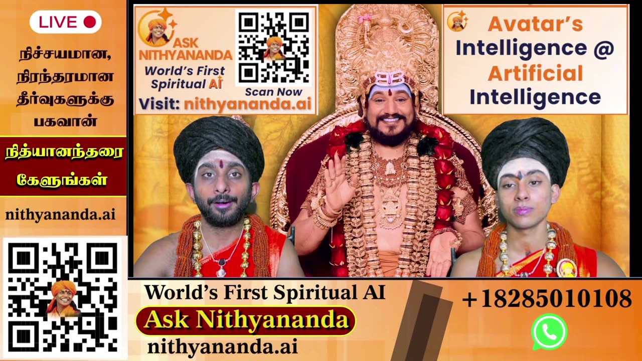 Witness the Divine Presence: Live Darshan of Bhagavan Nithyananda