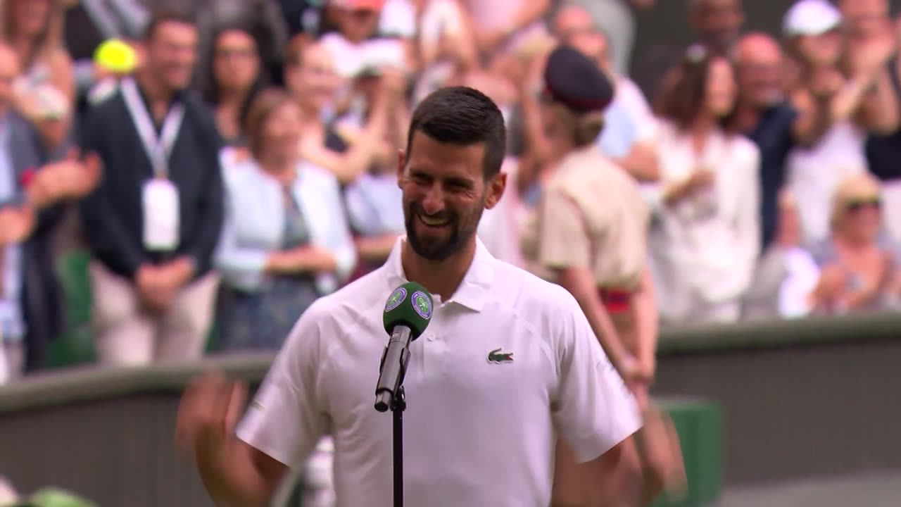 pump it up Novak Djokovic