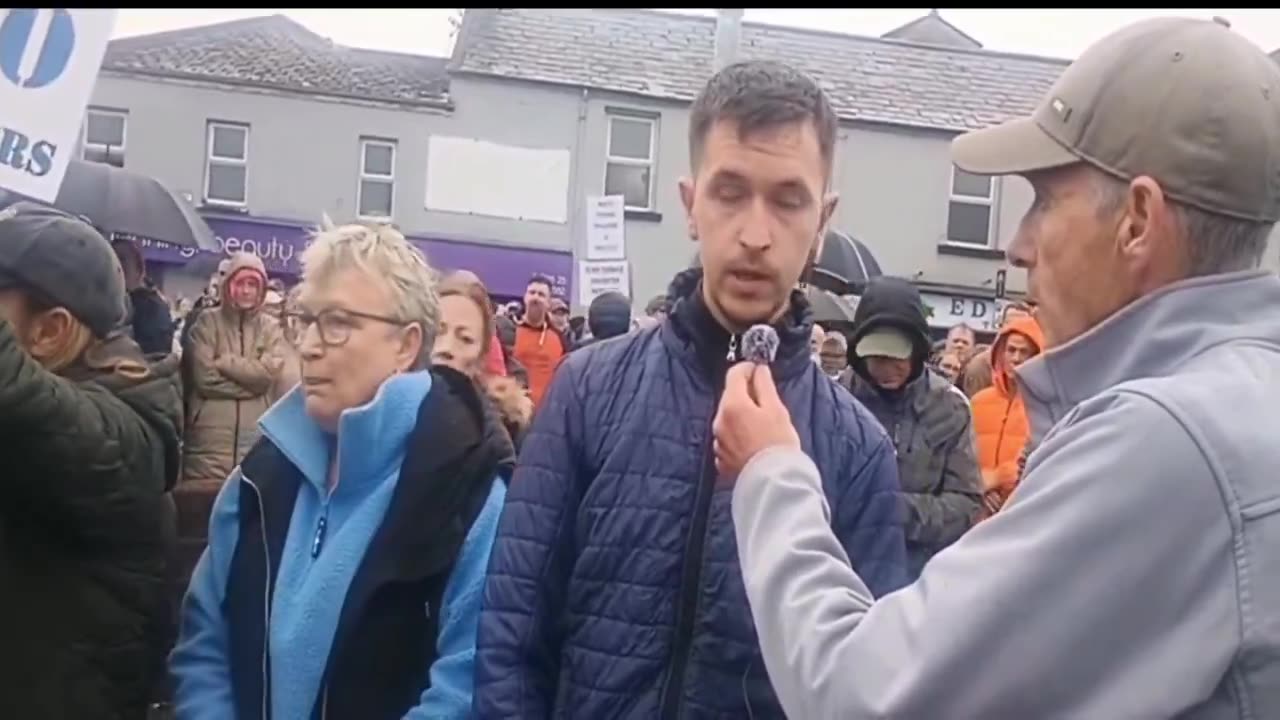 Meanwhile in #Ballymena, N.Ireland Locals erupt following the serious sexual assault of young girls