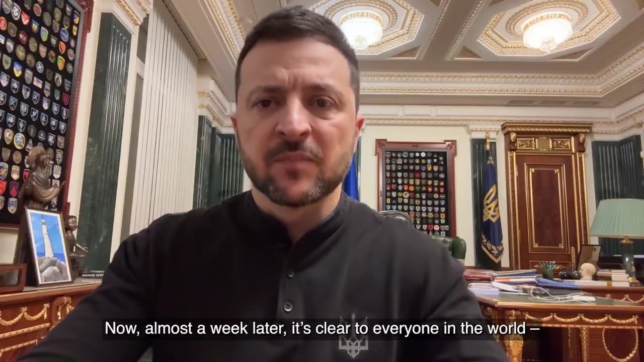Ukrainian President Volodymyr Zelenskiy Calls for Immediate Ceasefire