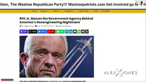 Alex Jones, Info Wars, 05/05/2025