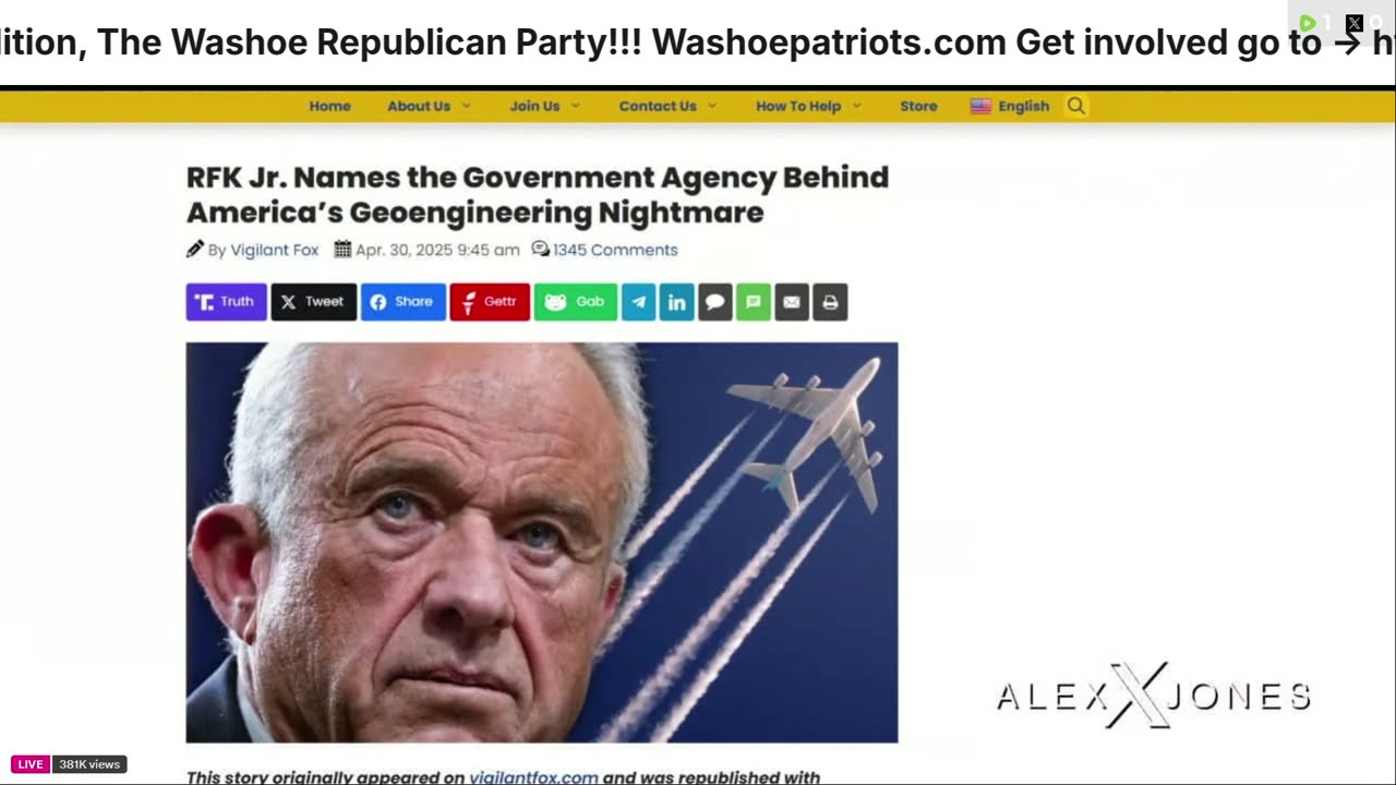 Alex Jones, Info Wars, 05/05/2025