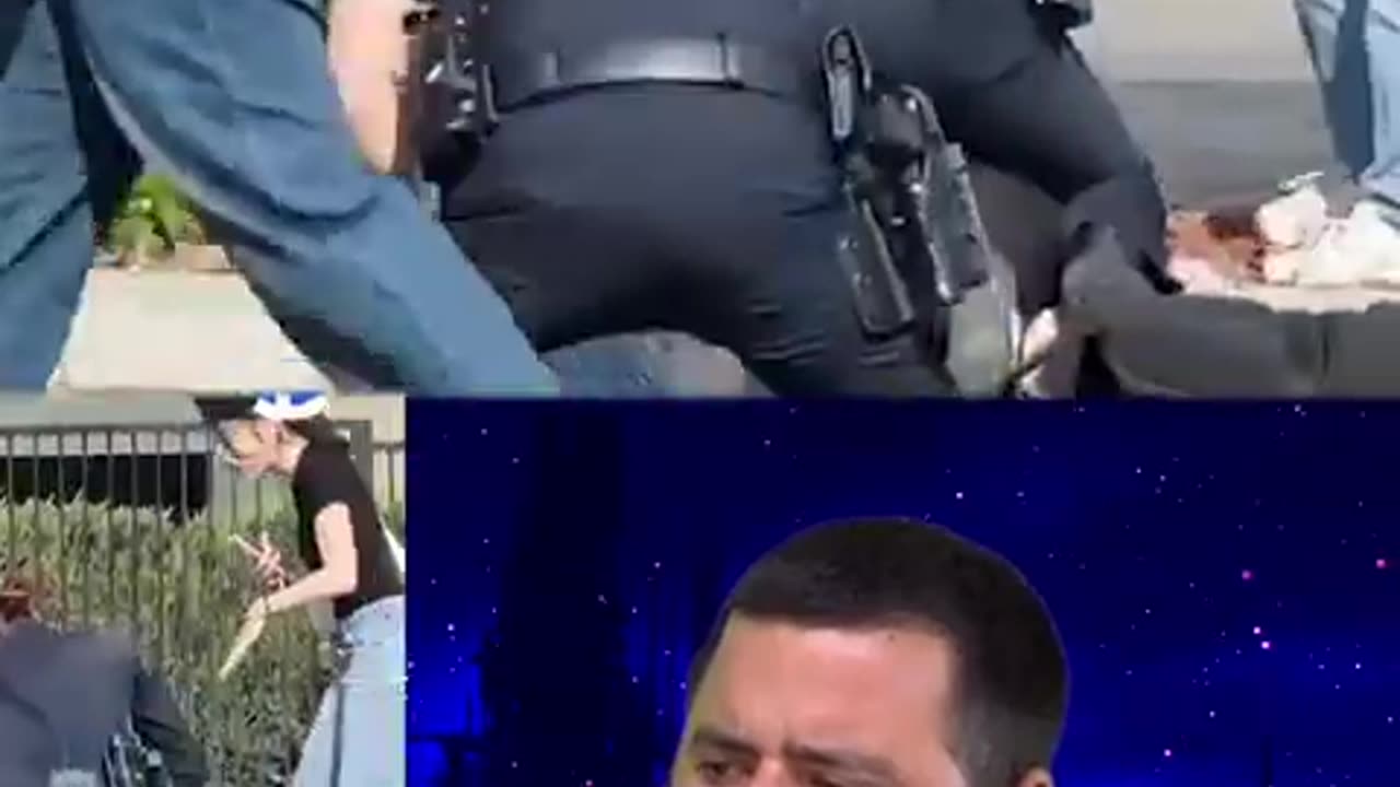 WILD: ladies interfere with cops during arrest