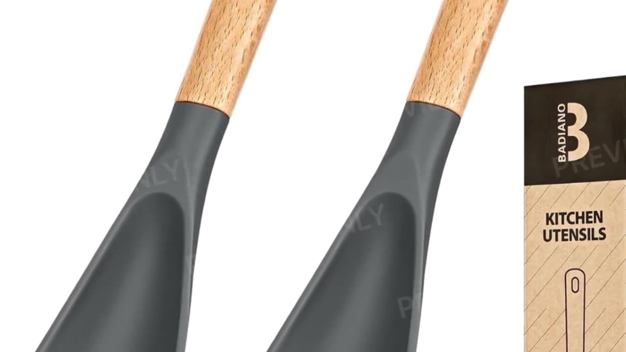 Best Silicone Cooking Spoon Set 🍳 | Safe for Nonstick Cookware & Perfect Kitchen Tool!