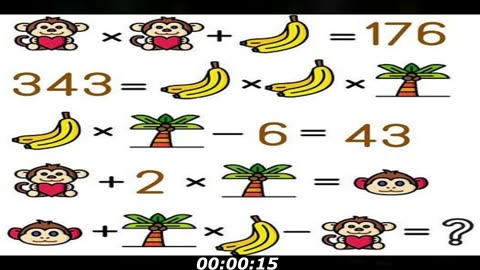 Monkey puzzle: Monkey, banana and a tree, it looks complicated, look carefully...