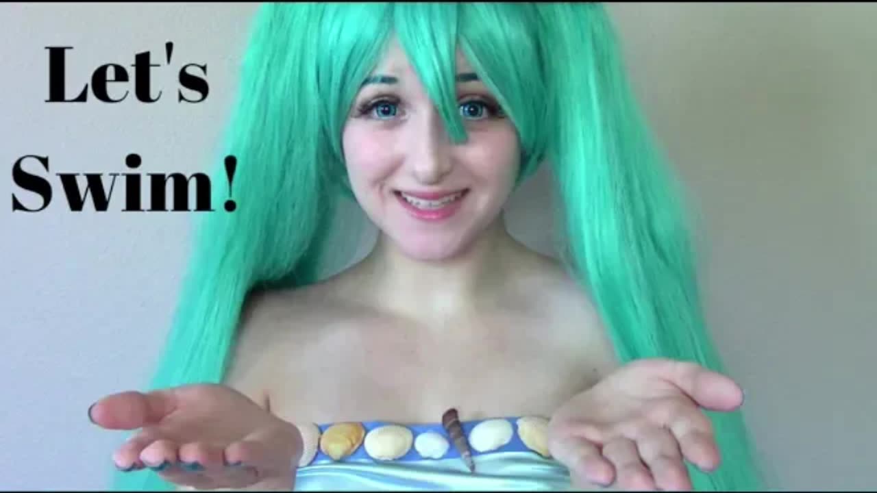 Mermaid Miku teaches you to swim ASMR (reupload)