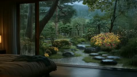 "Rain Sounds from the Bedroom | Cozy Night Ambience for Sleep & Relaxation"