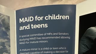 Manitoba Canada Handing Out Maid Pamphlets To The Vulnerable 🤬