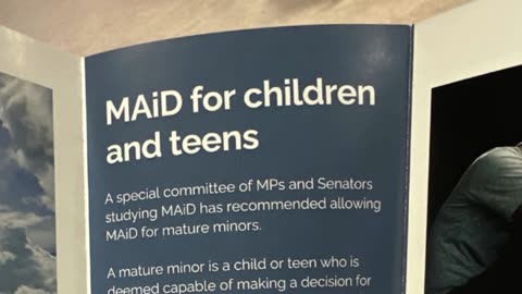 Manitoba Canada Handing Out Maid Pamphlets To The Vulnerable 🤬