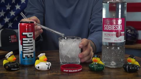 Norman McIntyre - Sobienski Raspberry Vodka & Prime Ice Pop Energy Drink