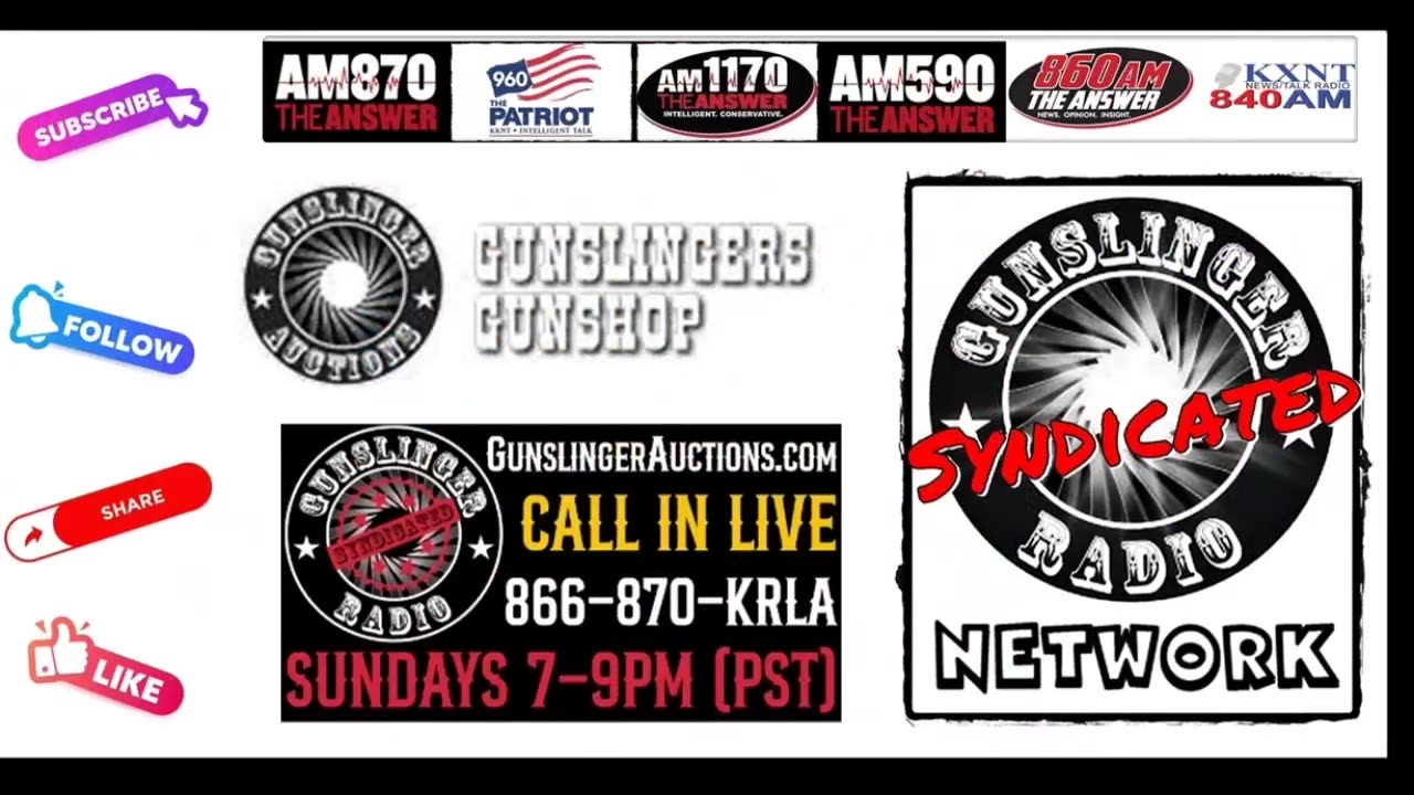 Gunslinger Auctions - Gunslinger Radio Show 08-03-25 SEG 08