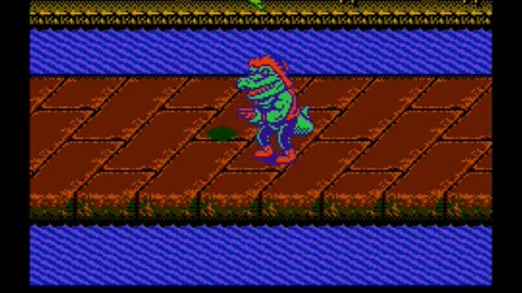 TMNT III: Leatherhead Boss Battle
