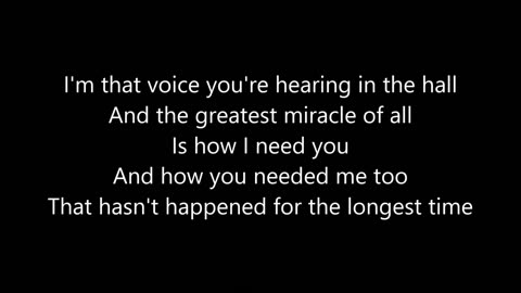 Billy Joel - For The Longest Time [Lyrics]