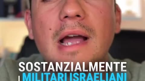 🇮🇱 Militari israeliani arrivano in Italia per “riprendersi” un po’. ️️