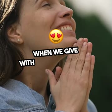 Luke 6:38 (KJV): "Give, and it shall be given unto you"