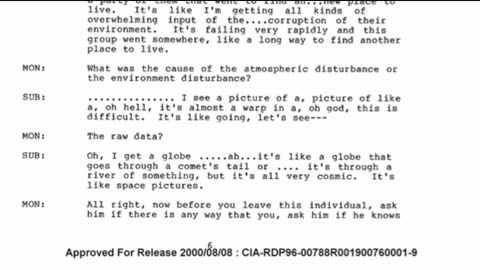 Remote Viewing and Weather Control (CIA Stargate)