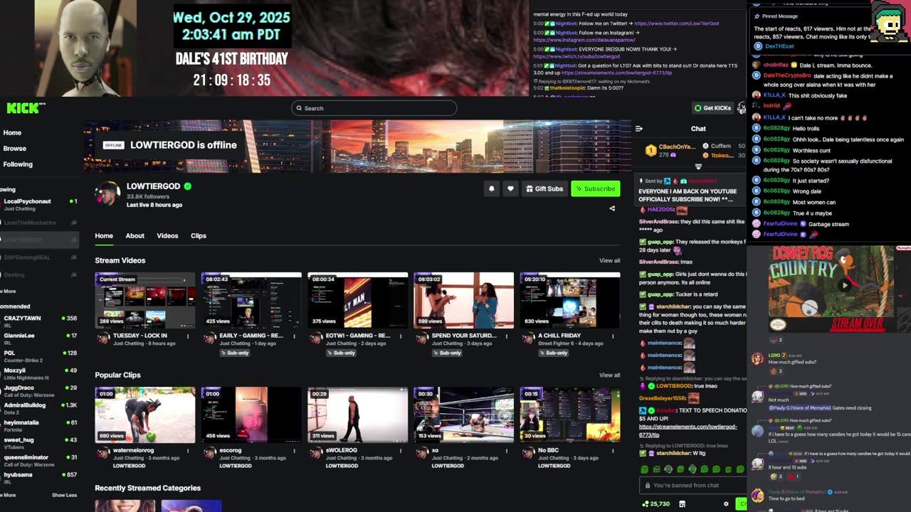 | LowTierGod Restream Live 🔴