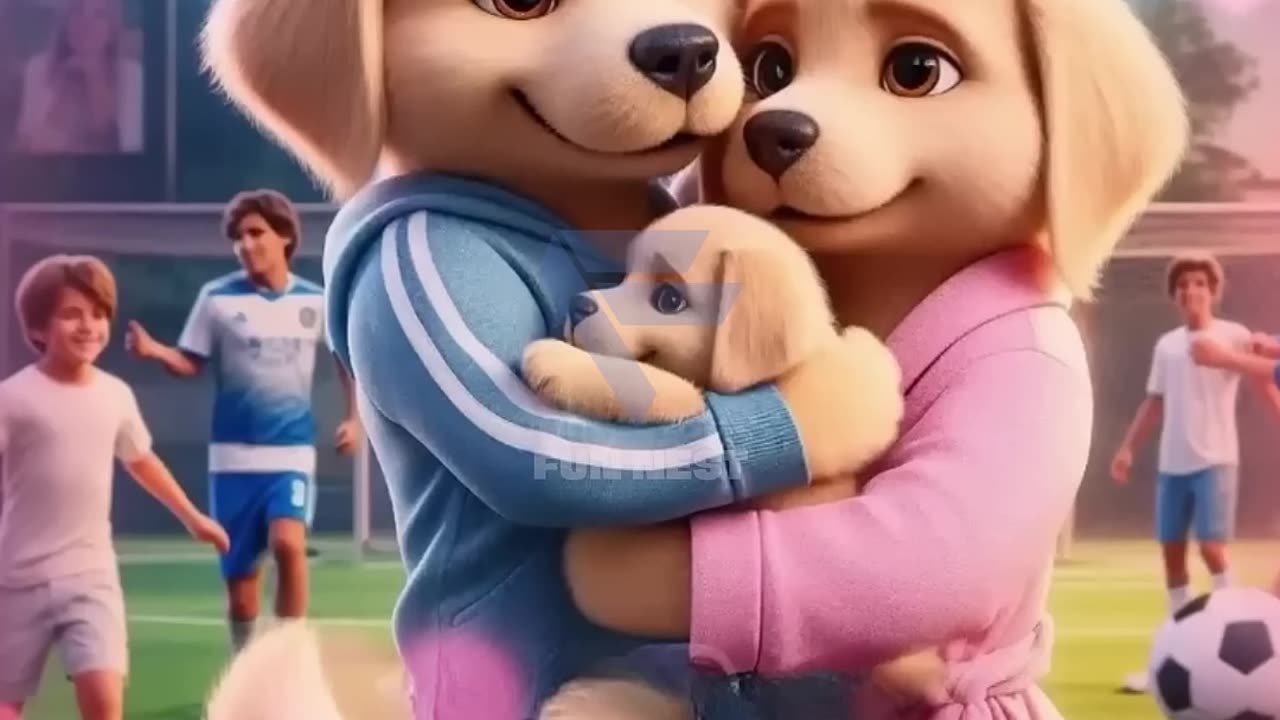 Puppy injured while playing soccor
