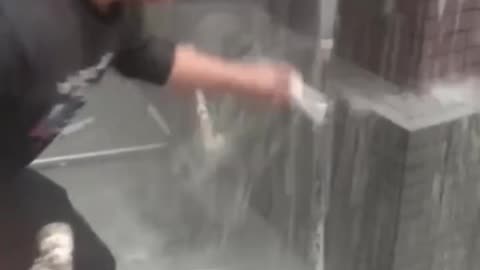 Repairing a Leaky Pipe in the Rain