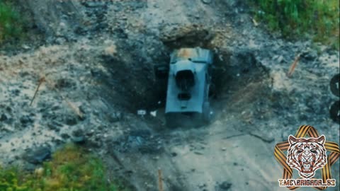 🚗💥 Ukraine Russia War | UAF Kozak Vehicle Crushed in Sumy After Airstrike | RCF