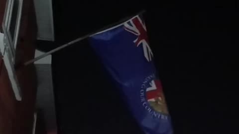 Britain First flag flying proudly in Belfast, Northern Ireland! #OperationRaiseTheColours