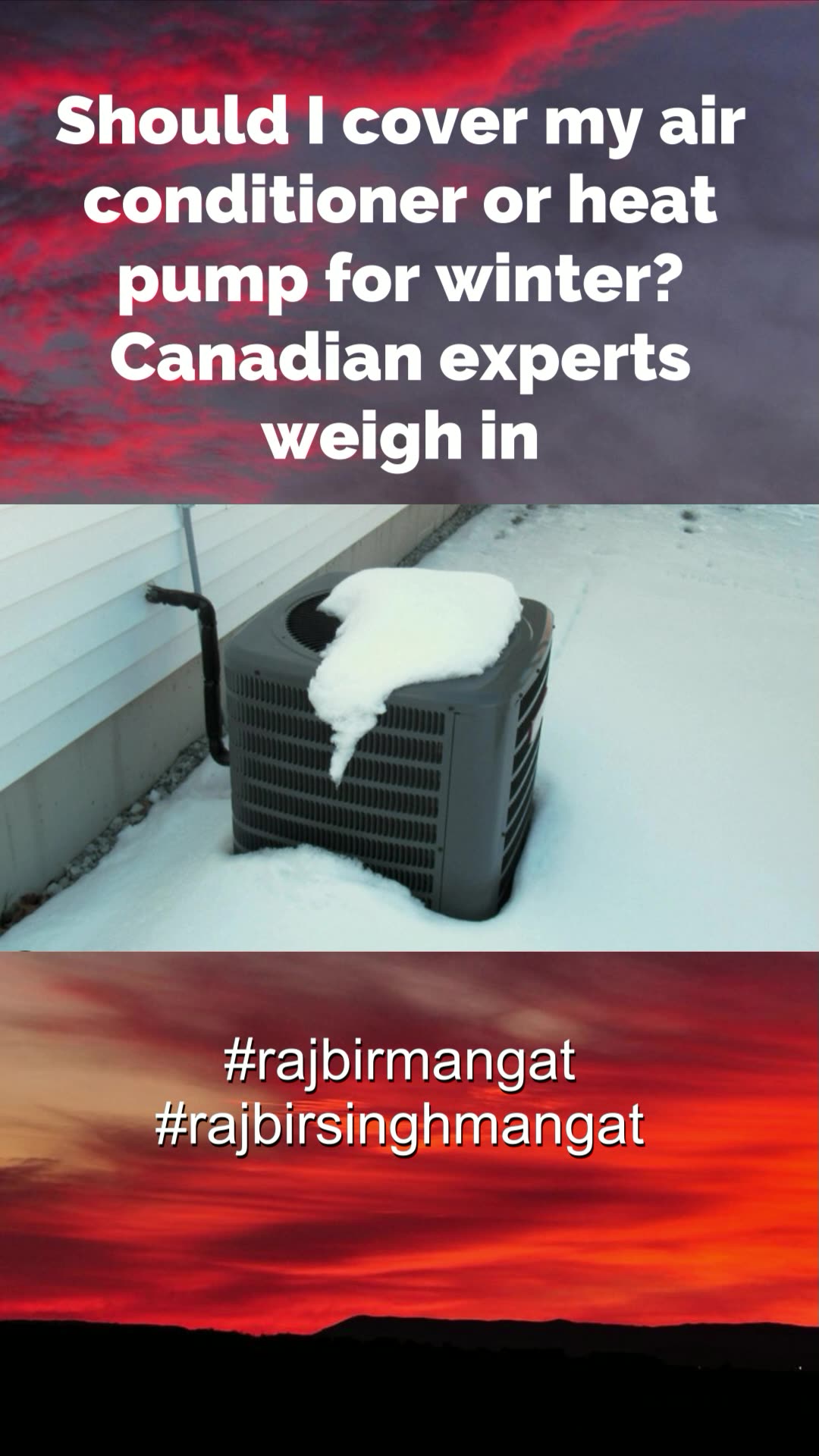 Should I cover my air conditioner or heat pump for winter? Canadian experts weigh in
