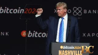 DJT shares fall 10% as Trump Media says it’s raising $2.5 billion to buy bitcoin