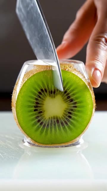 Don’t Blink… This Kiwi Cracks Perfectly ❄️🥝