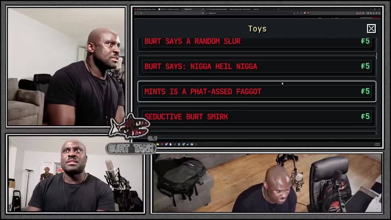 mints abusing Burt with free tokens
