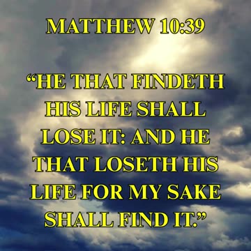 Matthew 10:39