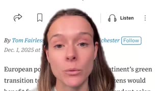 Renewable Energy Has Obliterated Europe's Economy as Collapse Approaches