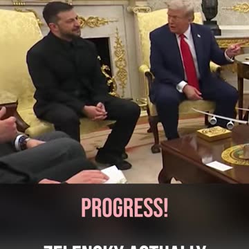 Progress! Zelensky Actually Put a Suit on!