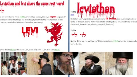 Leviathan and levi share the same root word