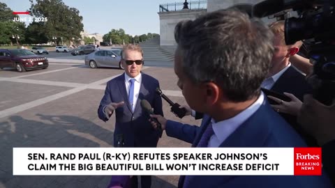 Rand Paul Refutes Speaker Johnson’s Claim That The One Big Beautiful Bill Won’t Increase Deficit