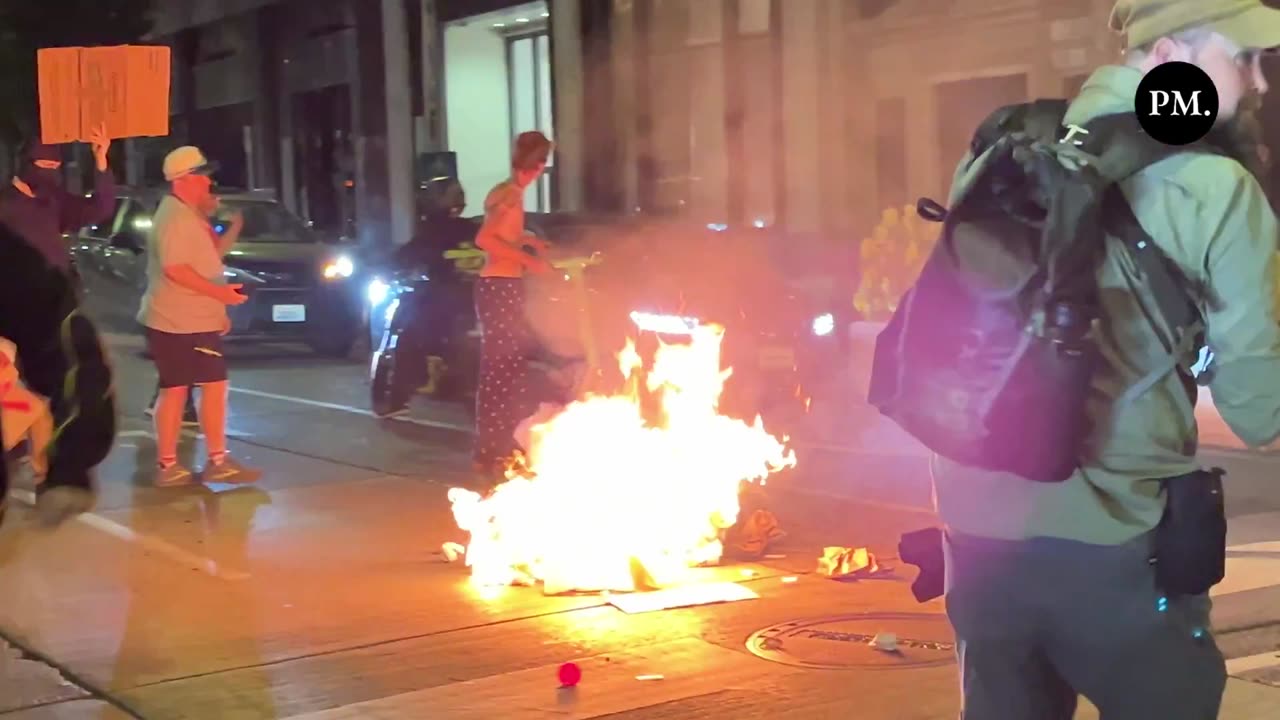 Seattle being Seattle. Black bloc out tonight