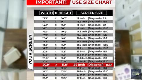 SightPro 24 Inch 16:9 Computer Privacy Screen Filter for Monitor - Privacy Shiel