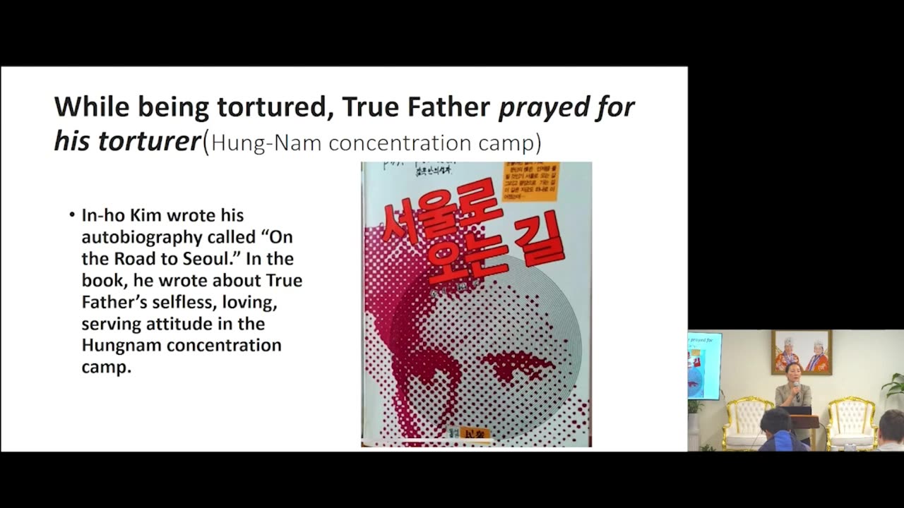 Pastor Sean Moon, Justin Moon, Yeonah Moon on the Six Marys 8 of 8