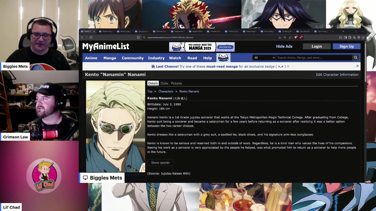 The Biggles Breakdown: Remembering Fallen Anime Characters