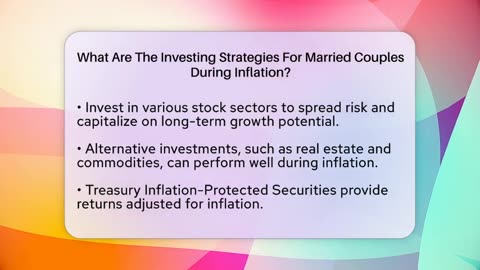 What Are The Investing Strategies For Married Couples During Inflation
