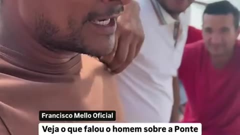 Veja o que falou o homem sobre a Ponte que Bolsonaro construiu na divisa do Pará com Tocantins.