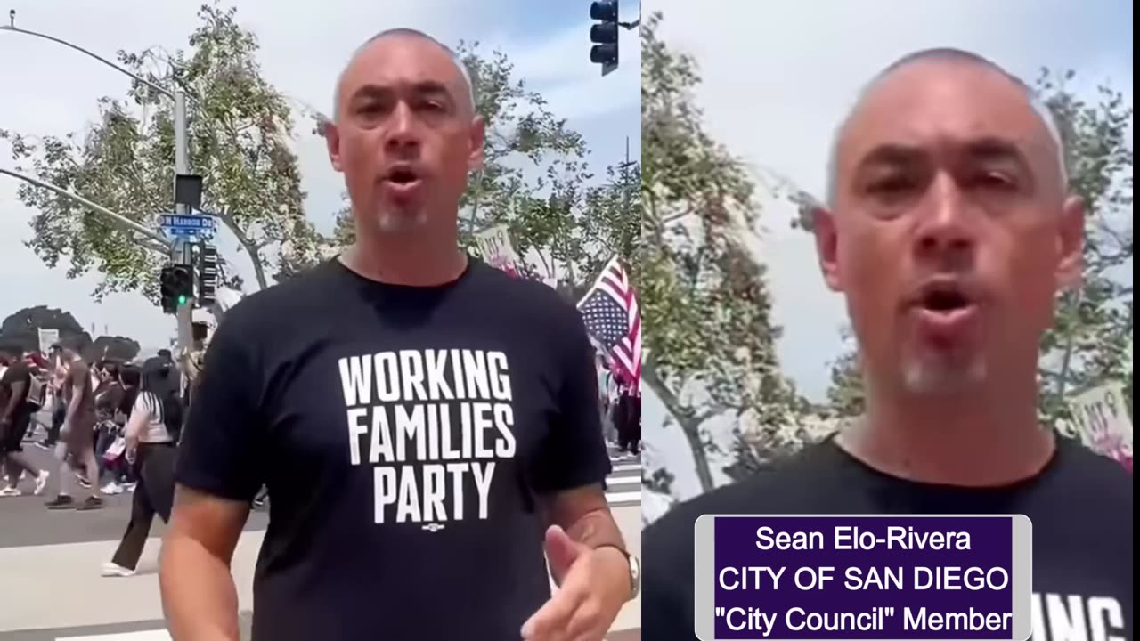 San Diego Socialist Sean Elon Rivera is pushing back against the federal government