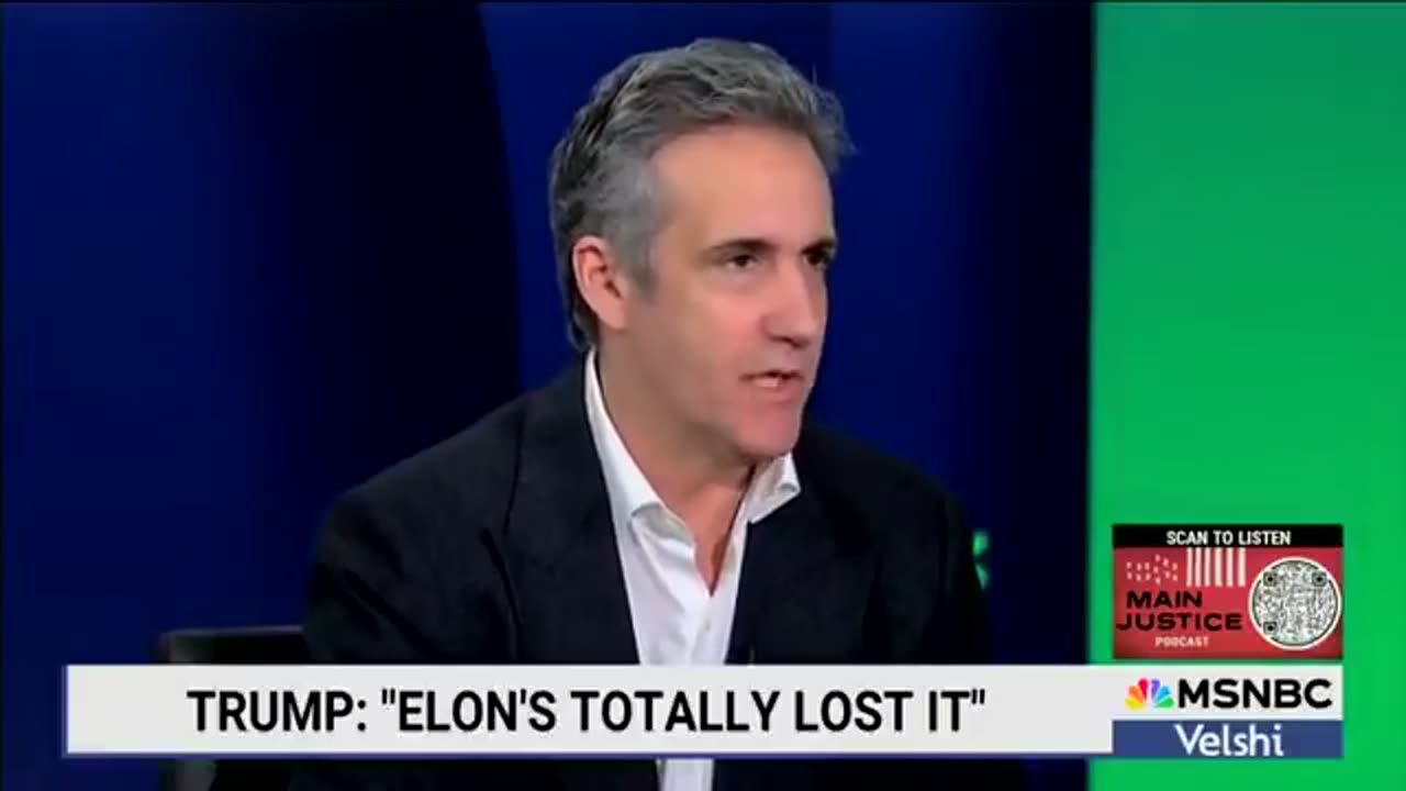 Even Michael Cohen, Who Hates President Trump, Says the Epstein Accusation by Musk Is Fake